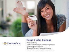 DSA Webinar Retail Digital Signage Webinar: Retail Digital Signage